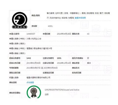 成功注册商标，这家小吃店三年想赚300亿！