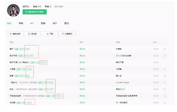 周杰伦的歌不能听了？点我！这里有你最需要的会员账号！